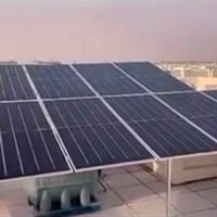 منظومة طاقة شمسية ٣٥ نهارا   ٣٢ ليلي    بغداد - مجمع الكاظميه السكني -...