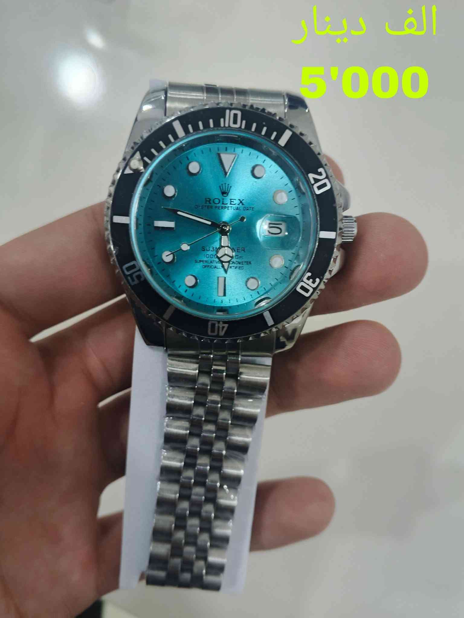 🛑 اسعار جمله 🔥🔥🔥🔥🔥
للحجز واتساب ***********
ساعات ⌚ كوالتي جداً عالي 
مع توصيل لجميع محافضات العراق 5,000 دينار 🛑

نص مكتوب في الصور:
- الف دينار 5'000