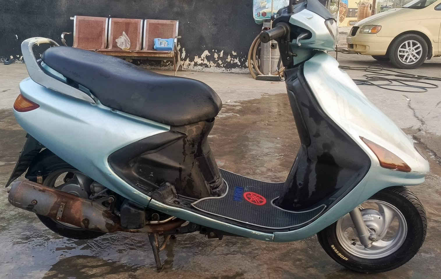 سلام عليكم
فراشه 140
دراجه كامله مكمله سلف هندر شغال 
دراجه كله بلادي 
مكينه بلادي برغي مامفتوح بي
دراجه شوفت عين 
مكانيّ بابل قضاء الهاشمية 
سعر دراجه 475 بيه ماجل حك جيه 
رقم الهاتف***********
