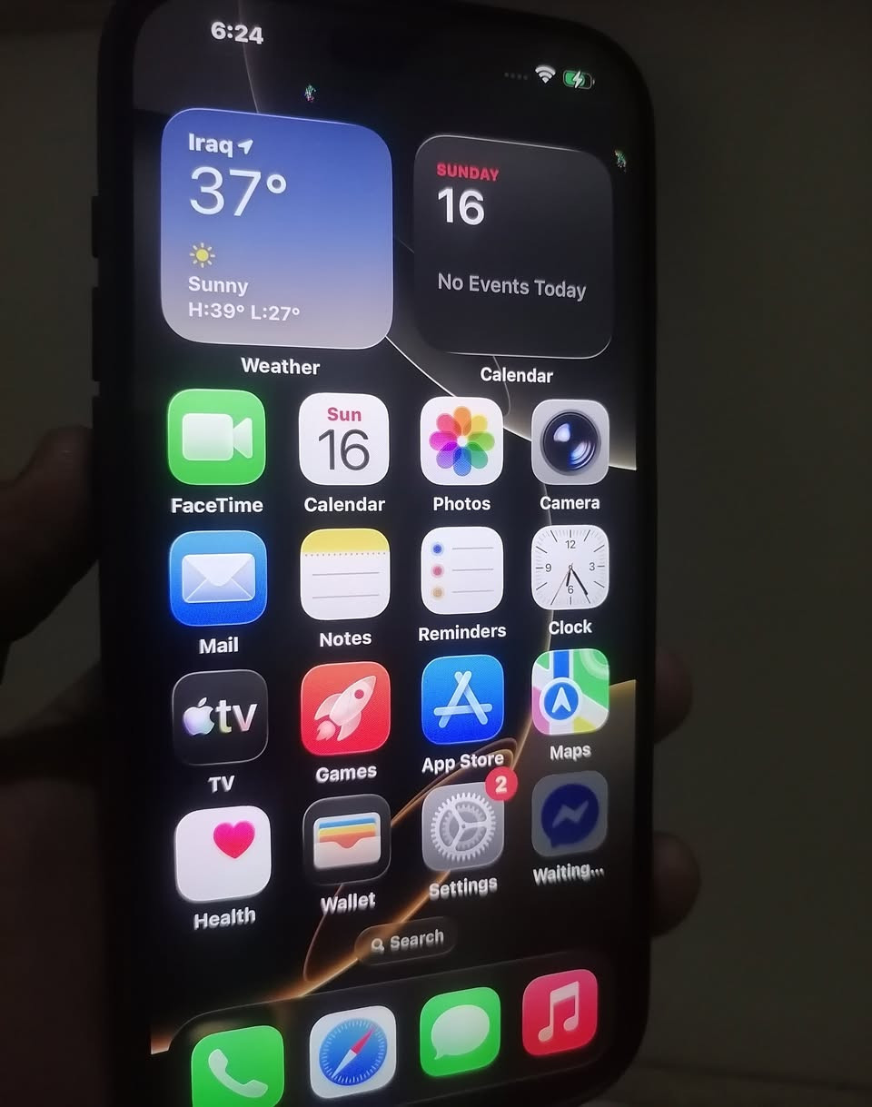 Iphone 16 pro max

256G
1sim
Esim

Battery 91

جهاز بلادي ممفتوح
بي نقطين مبينه كدامك اثر وكعه وفيس ايدي وكف ماعرف يصلح او لا

550$ اربيل
***********
