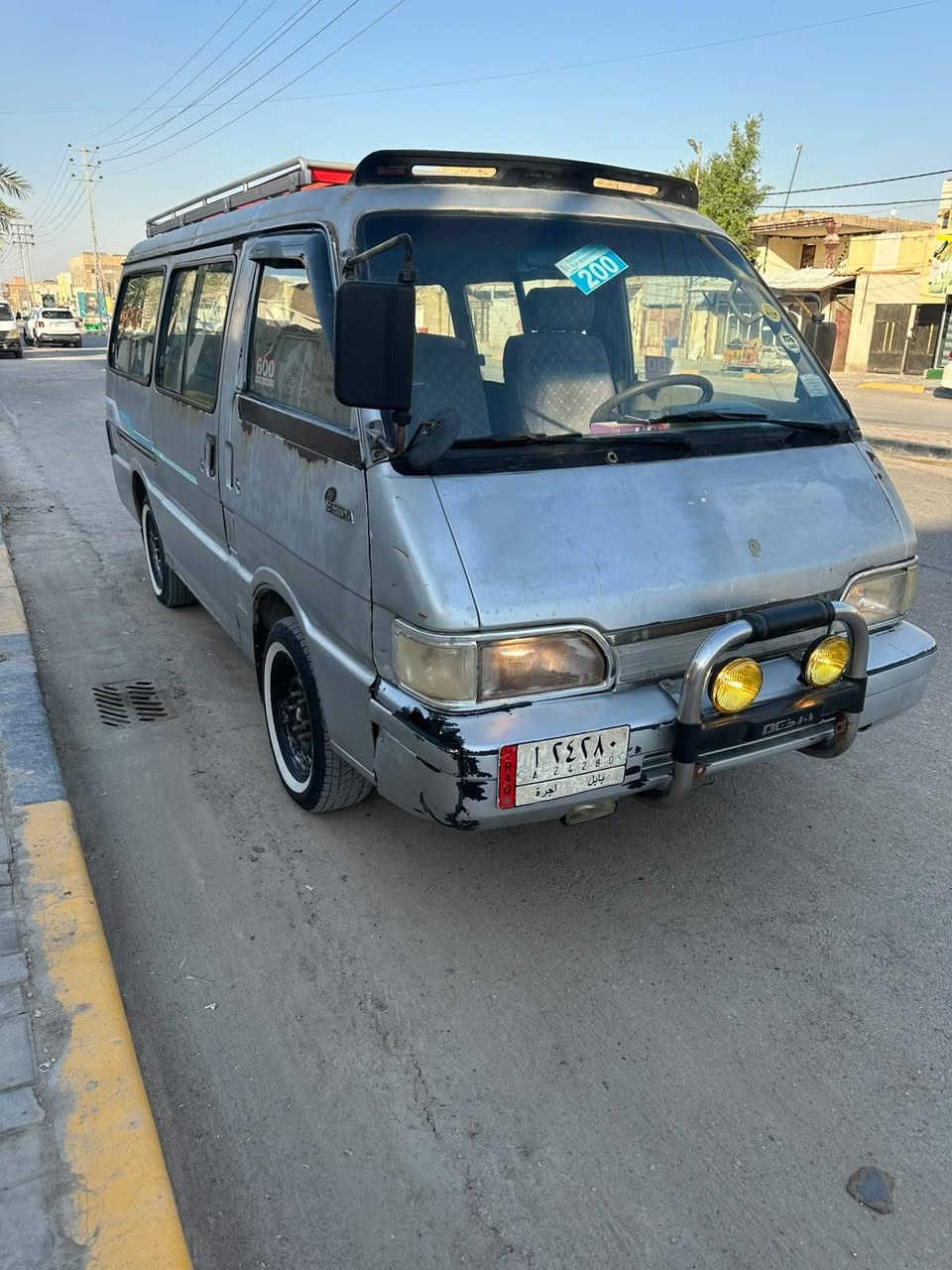 يالله كيه بسته كفاله من الضربه والصبغ والتبديل مااعده الحزام مكينه كير تخم تاير حداديه حداديه دواخل جديده كهربايات  كله شغاله مسجل سماعات شوف عينك راعيه متوفي بيه قاصر واحد بعدله سنه  علمن السياره تحويل فقط مالكه يمي السعر 30وبيه مجال ***********للتصال
