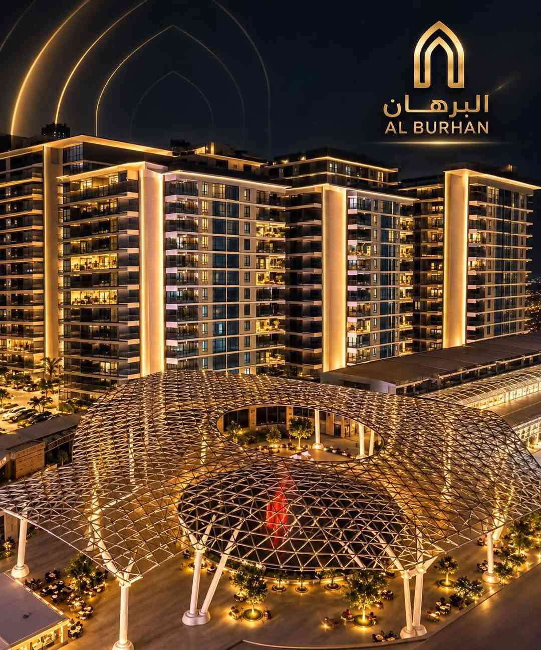 مجمع بوابة العراق • مؤثثة بالكامل • ٣ غرف