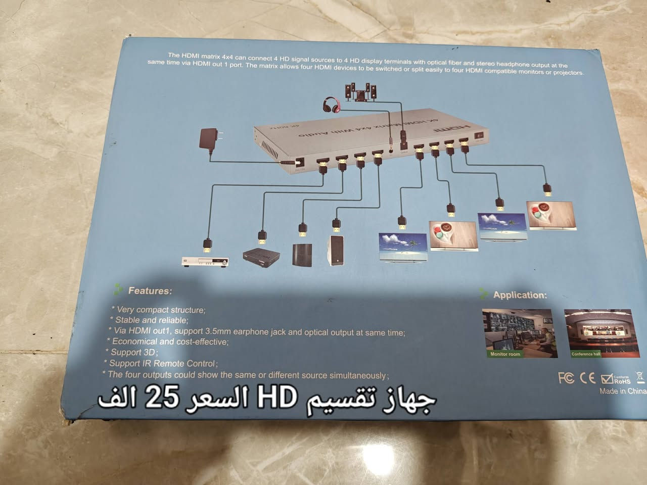 مقسم HDMI • شاشات متعددة • تيفي بوكس