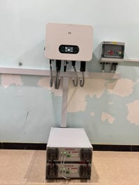 انفيرتر GoodWe ٦kW • بطاريات GoodWe ١٠٫٢٤kWh • ألواح شمسية ٦