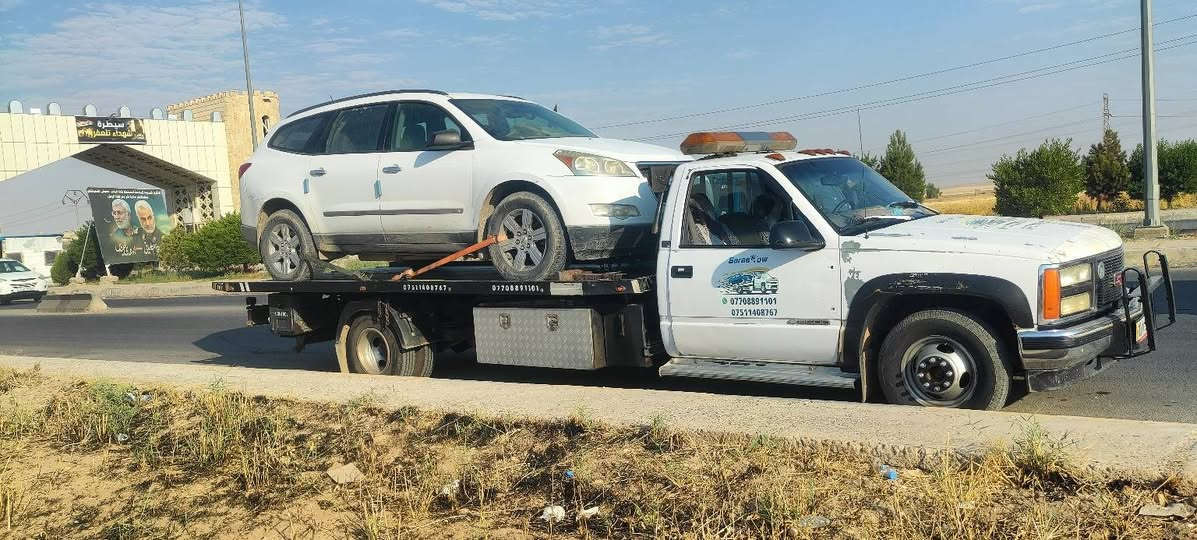 السلام عليكم
كرين سطحي شوفرليت
فحل هاف لوري 8 برغي
موديل 1997 بالسنوية حمل رقم بغداد 
محرك 8 سلندر 5700... c350 
گير عادي 
سطحة شغل هوبش
كلو شغال عدا التبريد عاطل
اطارات خلفية جدد
امامية فوگ النص
خلفي محور ستد 27
***********
***********
السعر 140$.
