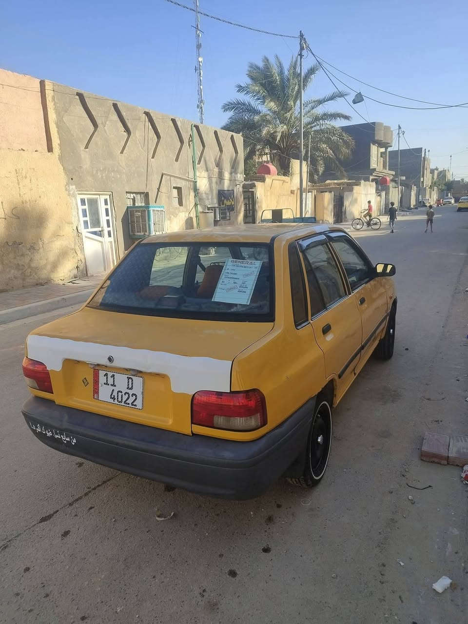 🚖 للبيع: سايبا موديل 2011 (كامله والكامل الله) 🚖
​السلام عليكم شباب، السيارة معروضة للبيع ومواصفاتها كالتالي:
​المواصفات والتفاصيل:
​الموديل: 2011
​الوضع الميكانيكي: محرك، گير، ولوازم كلها بشرط الفحص (شغل واطلع).
​الكفالة: مكفولة كفالة عامة من كل نقص.
​الداخل: نظيف جداً، تكميل دوشمة كراسي وتغليف نظيف (أورانج ورصاصي)، أرضيات كاملة، والداخل بحالة ممتازة.
​السنوية واللوحات: لوحات ألماني جديدة (رقم بغداد/العراق مشروع وطني).
​💰 السعر المطلوب:25ورقة
📍 المكان: كربلاء المقدسة.
​📞 للتواصل والاستفسار (اتصال + واتساب): ***********
(الشراي يتصل وتدللون وما نقصر وياكم)
