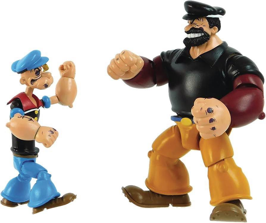 سيت مجسمات بباي وبلوتو (Popeye vs bluto)
 إصدار شركة Boss Fight Studio
مفصليات مع ملحقات وراس أظافي و ايدي للتبديل💥
منتج جديد بتقفيله الشركة🥰
للاستفسار خاص🙏
متوفر خدمة توصيل لكل محافظات العراق🚕

نص مكتوب في الصور:
- POPEYE CLASSICS