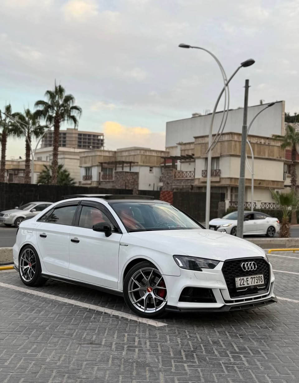 audi a3 
فول دەسکاری لە جوانکاری سەیارەکی بێ مەسرو بی تەقەو رەقە دەرکەی سەکن + جاملخ سبوج بێژۆری یەک تەعدیل گجکە 

پانۆراما
داون پایپ
پۆپبانگ
پلاک Racing
کۆیل APR
ویل BBS کون کون
پستن RR
گێج ئەلیکترۆنی 
سوکان RS
لیت A5
لیدو کاربۆن فایبەر 
کار پلای
کوشین جلد
رادار 

مەسروفێکی زۆری لێکراوە مەکینە ٢٠ تۆربۆ 
***********
گۆرینەوەش دەکەین أربيل, العراق

