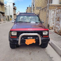 جيب شيروكي موديل ٩٢  جاهزه تخم تاير جبلي  صدر كهربائيات كير جديد  محرك...
