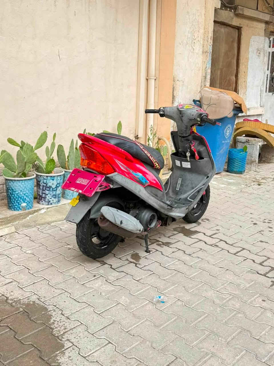 دراجه ماكس عدله للبيع
بيها كلجات امامي خلفي رياضي 
شيال RGS كرزي 
قبغ عمبار كرزي 
يدات NSY يتعلن يتنصن 
صدر شبيه القزم 
قطره جمسي 
قاعده + ايطار RGS 
دراجه مكينه بلاديه برغي ما مفتوح منها اكفلها حته من البلك مكاني بغداد جديده 
تصل بي واتساب ***********
