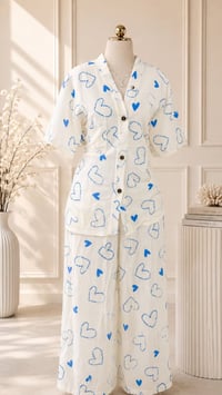 تراك صيفي • نقشة قلوب • قطني خفيف