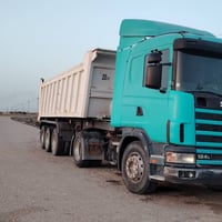 سكانيا بومه 2003 للبيع سنويه جديده بسمي رقم انكليزي عربانه دار قصاب ضر...