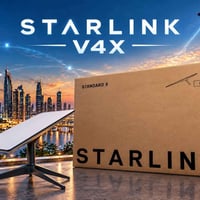 ستارلينك V4X • انترنت فضائي • متوفر