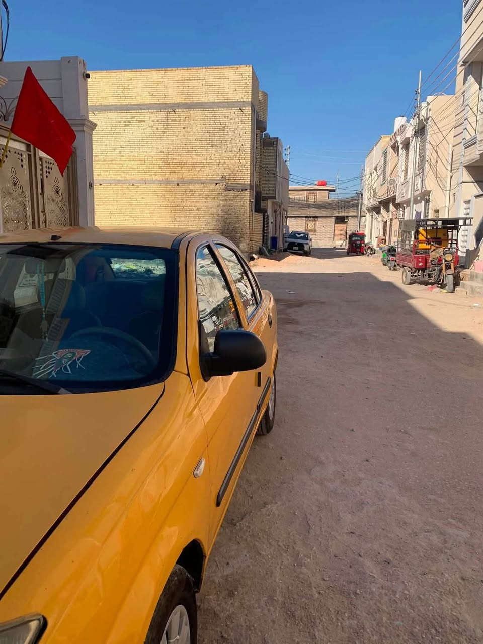 السلام عليكم طيبة مديل ٢٠١٥للبيع
السيارة كير ومكينة مكفول

حدادية جديدة 

دبلات جدد 

تخم تاير جديد 

تبريد ثلج 

السياره ما ناقصة برغي 

بيه خشم جاملغ ولباقي مكفولة السيار

السعر ٣٥ وبيه مجال 

تواصل رقم الهاتف ***********

مكان السيارة كربلاء
