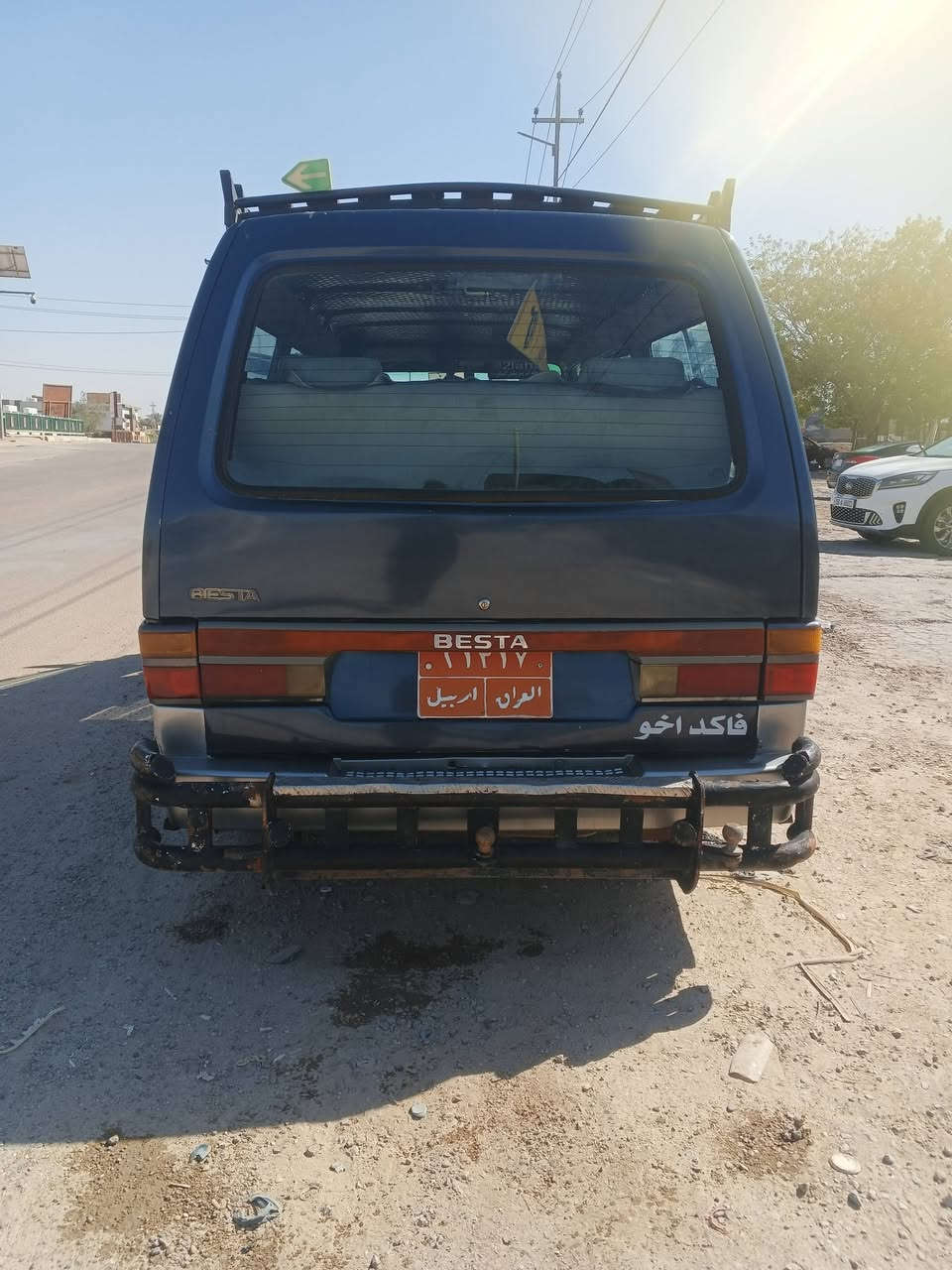 سلام وعليكم كيه بستاا للبيع
 موديل 1996  رقم اربيل شرط التحويل
تخم تاير 
مكينه بريجو كير اكسن خير من الله مصفره هيئه 

السعر 45 وبيها مجال 

الاستفسار ***********

