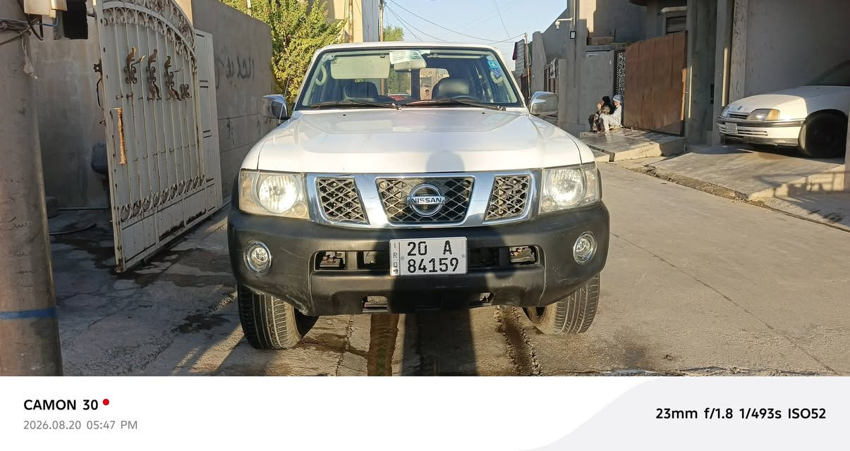 سلام عليكم بترول سفاري 2008 رقم ديالى نكليزي باسمنه تحويل ثاني يوم كير محرك تبريد صدر تخم تاير معه سبير كلهه كفاله بيهه فقط قطعتين صبغ بدون ضربه باقي سياره كفاله  مكاني كركوك *********** سعر خاص ملاحضه منضومه غاز كامله فقط نقص تانكي شد تفول غاز
