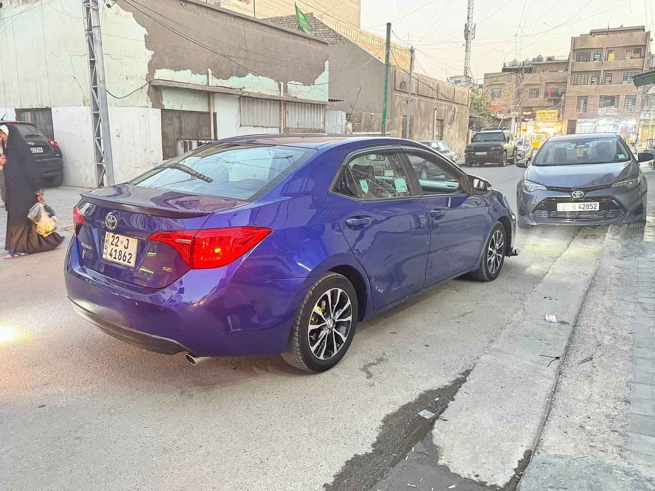 كورلا 2017 se رقم اربيل بسمي هزه سنويه جدد بدون صبغ بدون تبديل بدون ارباك بيها بارد فقط ماشيه 100 الف ميل كشنات جلد  بجم لد ويل كب 4 دسك شفتات بالستيرن 
مكاني بغداد الشعب ***********
السعر 118 بيع او مروس
