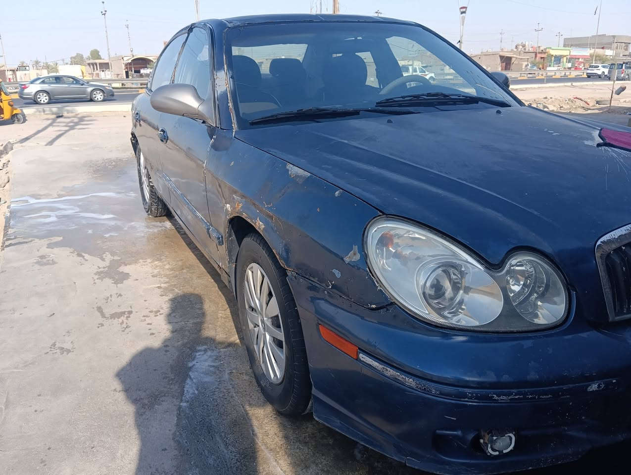 سوناتا موديل 2005 گير محرك حداديه ممتاز خير من الله
رقم بصره انگليزي السياره مصفره 

وباقي التفاصيل شوف العين وحسب القناعه السعر 35 وبيهه مجال قليل
***********
