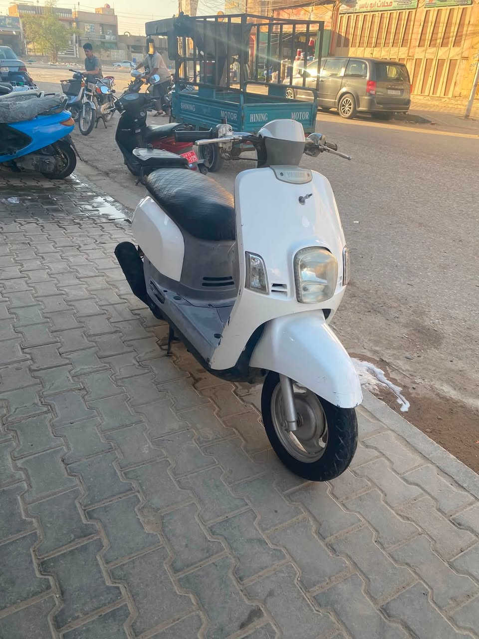 ماكس بوليسي داخل رصاصي دراجه خم واحد ويه المكينه مكفوله شلعه معدل كهربائيات سلف هندر كله شغال دراجه ناعمه سعره ٦٧٥ وبيه مجال بسيط ***********
