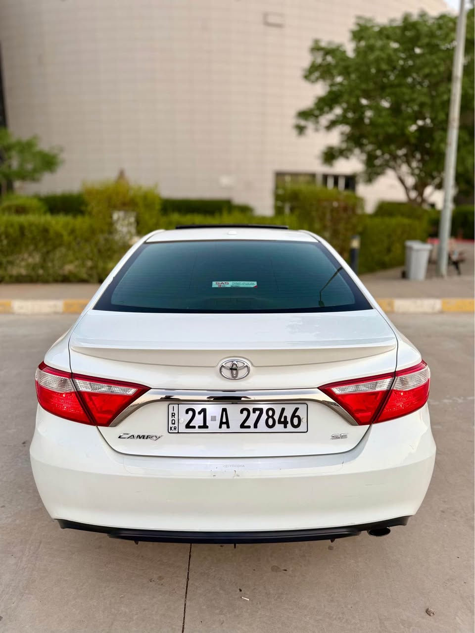 🚘 Toyota Camry 2017 SE Plus

🔹 تويوتا كامري 2017 SE Plus فوفول مواصفات، لون أبيض صدفی
🔹 سيارة جميلة جداً ونظيفة
🔹 صبغ قطعة واحدة فقط
🔹 ماشية 128 ألف 
🔹 سنوية وهزە جديد، ب اسمی تحول ثانی یوم

المواصفات:
🔹 بصمة
🔹 سلايد
🔹 شاحن وايرلس
🔹 مقاعد جلد وكهرباء
🔹 يدة بصمة
🔹 گير عادي أوتوماتيك
🔹 شاشة كبيرة
🔹 تحكم فوليم بالمقود
🔹 ليتات زينون
🔹 گير ومكينة وتايرات أمامية بحالة ممتازة

📍 العنوان: كركوك
💰 السعر: 163 ورقة بی مجال

📞 للاتصال: ***********
📱 WhatsApp: ***********

🚘 Toyota Camry 2017 SE Plus

🔹 تۆیۆتا کامری ٢٠١٧ SE Plus فول فول مواسەفات سپی سەدەفی 
🔹 سەیارەیەکی زۆر جوان و پاک و خاوێن
🔹 تەنها یەک پارچە بۆیاخە
🔹 ١٢٨ هەزار ڕۆشتووە
🔹 سەنەوی و هەزەی تازەیە، بە ناوی خۆمەوەیە

مواسەفات:
🔹 بەسمە
🔹 سڵاید
🔹 وایەر جارج
🔹 کورسی جلد و کارەبا
🔹 یەدە بەسمە
🔹 گێری عادی ئۆتۆماتیک
🔹 شاشەی گەورە
🔹 سوکان ڤۆلیۆم
🔹 لایتی زینۆن
🔹 گێری مەکینە و تاخم پێش بەشەرت

📍 ناونیشان: کەرکوک
💰 نرخ: ١٦٣ وەرەقە و  مەجال

📞 پەیوەندی: ***********
📱 WhatsApp: *********** كركوك, العراق
