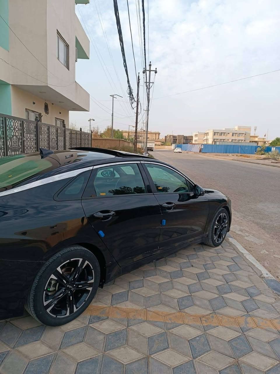 كيا K5 • وارد امريكي • ضربه بيبان