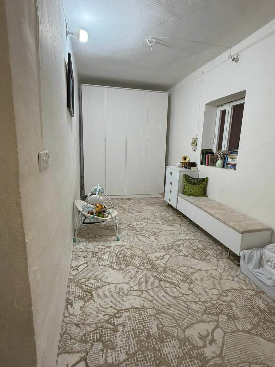 🏡 دار للبيع – حي العسكري ئاوبارة

📐 المساحة: 165 متر
📍 الموقع: حي العسكري ئاوبارة، قريب من مشروع الماي

📜 السند: دور حكومي

🔹 تفاصيل الدار:
• استقبال
• هول
• مطبخ
• غرفة نوم
• درج خارجي
• غرفة صغيرة بالطابق الثاني
• مخزن
• واجهتين على الشارع ✨

💰 السعر: 23 مليون دينار
💬 وبيه مجال بسيط

📞 للاستفسار:
***********
