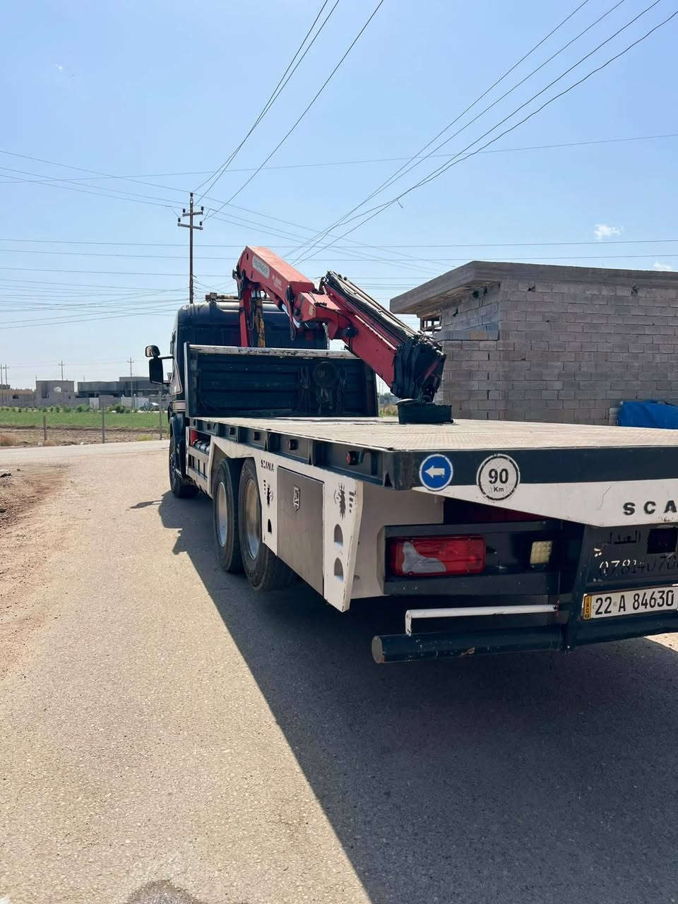 كرين ٧طن • سكانيا • موديل ٢٠٠٠