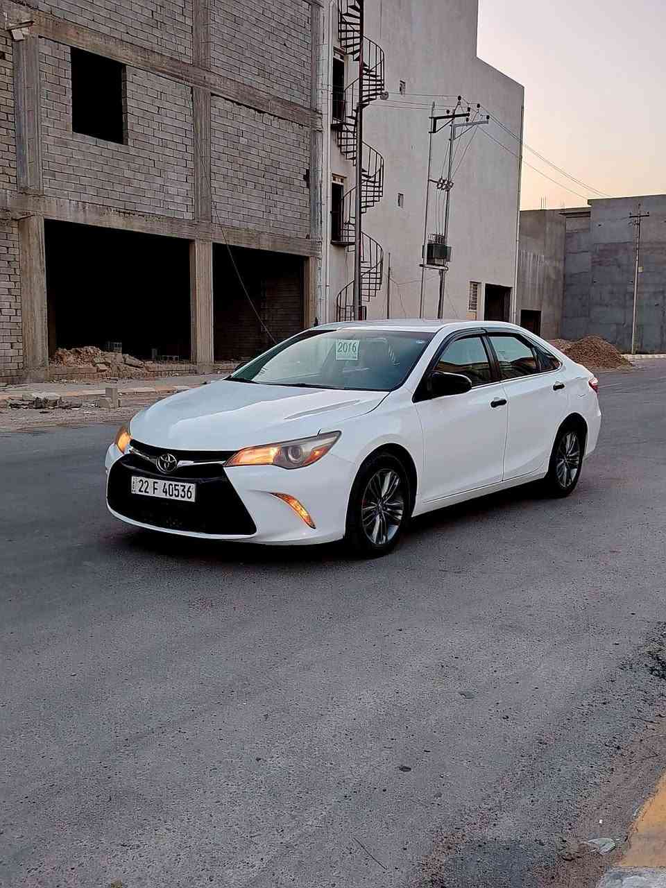 السلام عليكم
كامري موديل ٢٠١٦ 
بسعر مناسب ١٢٦
مواصفات SE ضرر بنيد وبين الجاملغ والباب بدون دواخل محرك وكير شرط صدر تخم تاير كله جديد تبريد شرط تحكمات ستيرن حساسات خلفيه كشنات كهرباء رقم أربيل دولي باسمي تحويل ثاني يوم
العنوان تكريت 
***********
