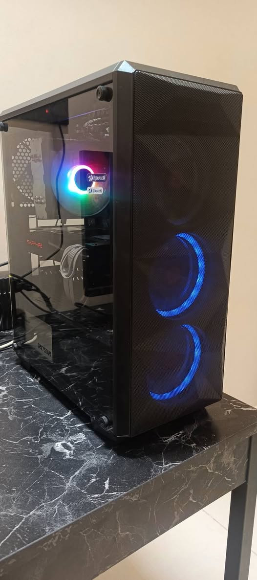 حاسبة العاب قوية للبيع
M. B gigabyte B560
Cpu i5 11400f
Ram 16 gb ( 8*2 3200 ) lexar
Cpu cooler deep cool rgb
Gpu Rx 5700 8gb sapphire pulse 
Hdd 1 tb 
M. 2 120 gb 
Psu segotep 750 w
Case red dragon 4 fans rgb
السعر ٧٠٠ الف
العنوان بغداد الطوبجي
يوجد توصيل 
***********
