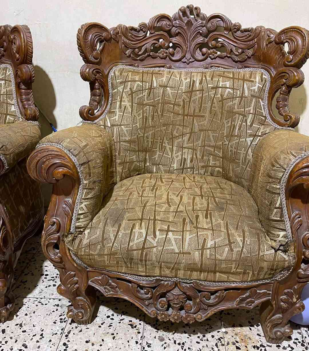 زان مصري • نقش يدوي • طبلات مرمر