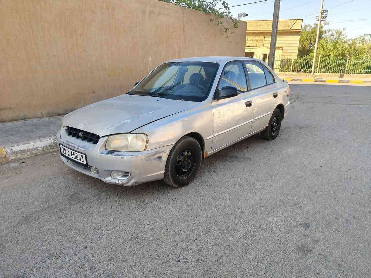 اكسنت موديل2001 جاهزه رقم واسط تبريد ثلج تخم تايره حداديه خلفي وامامي جديد مكينه وكير جدد  السعر 45 مكاني واسط شيخ سعد ***********
