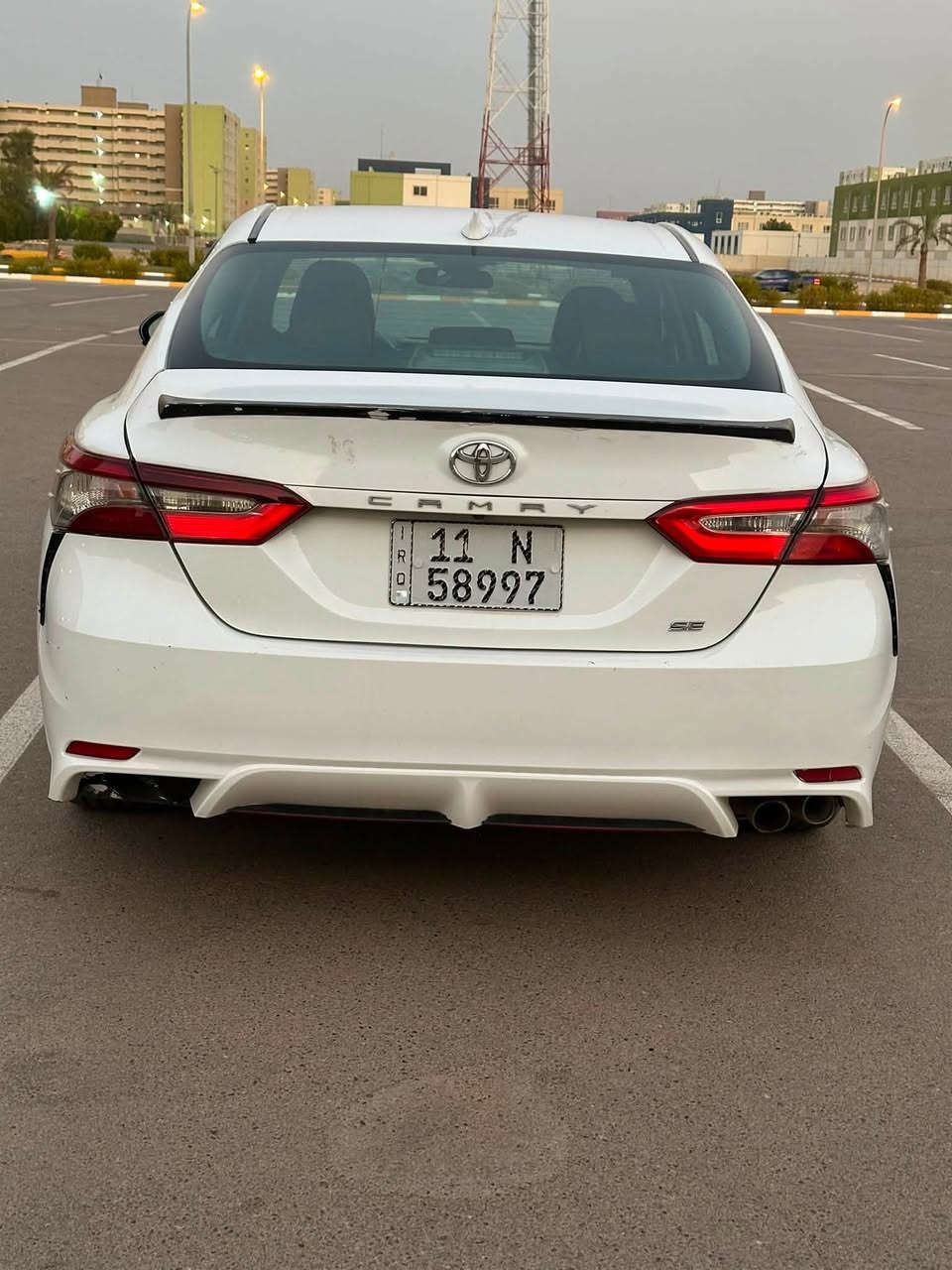 سلام عليكم شباب
كامري موديل 2019
رقم بغداد جديد 
سيارة بيه قطع صبغ اني ابيع حزام
السونار مرفق بل منشور 
السعر 137 وبيه مجال
العنوان بغداد الشعب
***********
