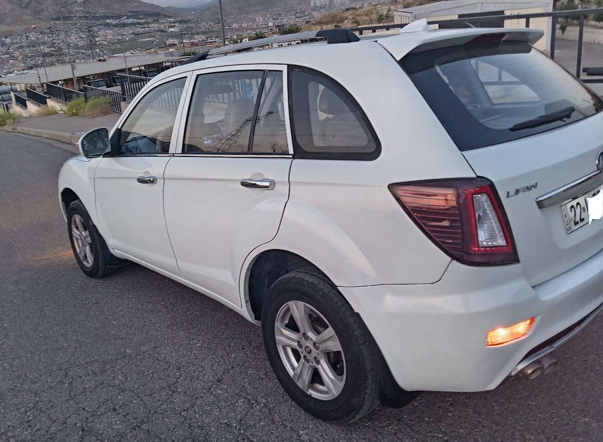 Lifan x60 2016
محرك 18 نەڤەگریە گێرومەکینە هێشتا
 یێت شەریکێ نە
بێ صرف ونفخ
وبێ دەعم وصبغ
بو گهورینێ یان فرۆتنێ
رەقەم وسنوی جدید
گێر ئوتوماتیك(گێر ومەکینە وتبرید بشەرت)
هەرچار جام وقودیك کارەبایی
هەرچار جام دگەل سویچی دچنە سەری 
                               ABS
پشتێ حساس
کامیرە وشاشە ١٨٠دەرەجا دزڤریت
تەحویل و وکالە بشەرت
سعر ٧٣ وەرەقە
*********** دهوك, العراق
