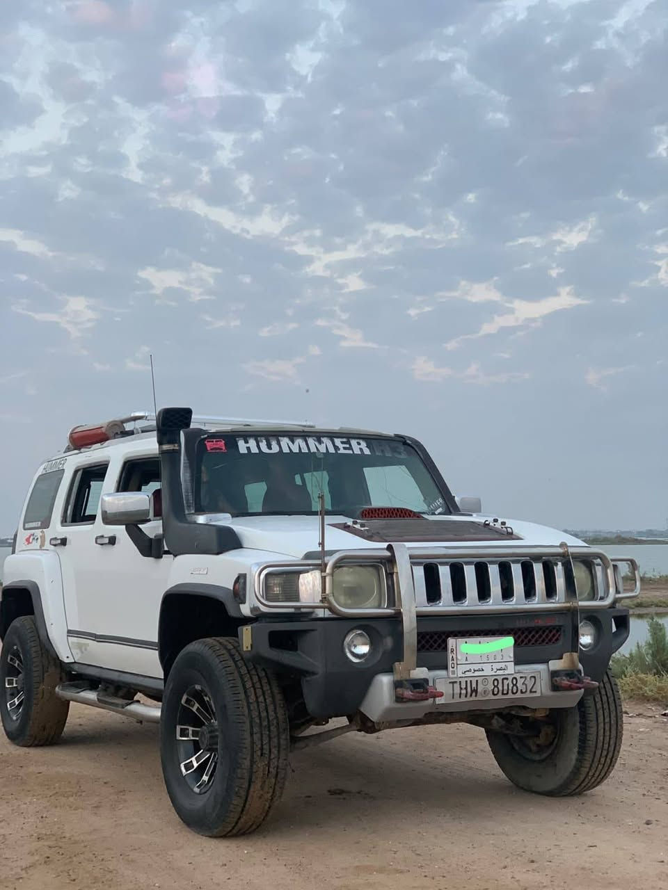 همر h3 مكينه وكير vvt تبريد ويه السويج حداديه وتايرات حلوه بأسمي البصره الجزيره السعر ٧٥    *********** او مراوس بنيفاره
