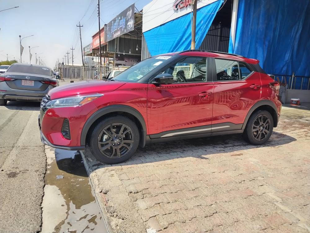 2024 Nissan Kicks, SR
السعر//147$
لسعر// 22.850000بالدينار العراقي
كاتي ..يترقم .اربيل .سليمانية 
السياره بدون صبغ ..فقط رصعة  بالباب 
العداد 5000مايل 
بصمة .تشغيل عن بعد 
كامره  360°
شاحن  واير ليس
مقاعد امامي هيتر +استيرن هيتر
فول تحكمات استيرن
بصمة ابواب
بصمة تشغيل
تشغيل عن بعد
شاشة كاربلي 
كاميرا
ئوتو هولد
نقطة عماء
توقف ذاتي
تحديد سرعة
تحديد مسار
رادار امامي
حساسات خلفي
العنوان .كركوك .طريق المعارض
***********

***********
‏ كركوك, العراق
