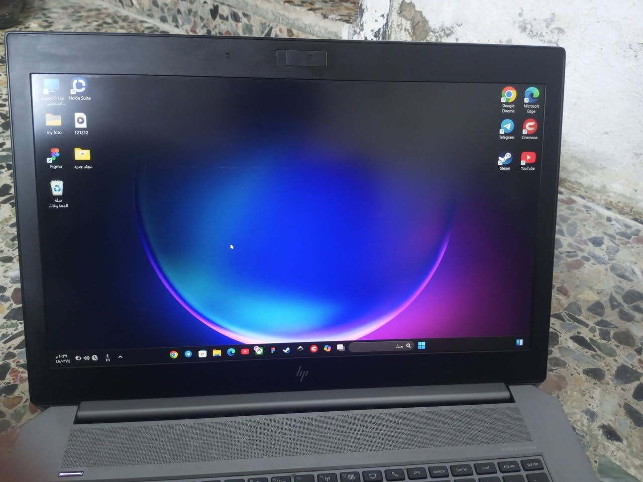 السلام عليكم
للبيع لابتوب محطة عمل (Workstation) من شركة HP، نظيف جداً وبحالة ممتازة:
النوع والموديل: HP ZBook 17 G5
المعالج (CPU): Intel Core i5-8300H (الجيل الثامن)
الذاكرة العشوائية (RAM): 16 Gigabyte
التخزين (SSD): 512 Gigabyte
كرت الشاشة: Intel UHD Graphics 630
نظام التشغيل: Windows 11 Pro أصلي ومفعل
الحالة: نظيف جداً استخدام خفيف، الكيبورد والبودي بحالة ممتازة بدون خدوش.
السعر ٤٢٠ وبيه مجال 
واتس ***********
