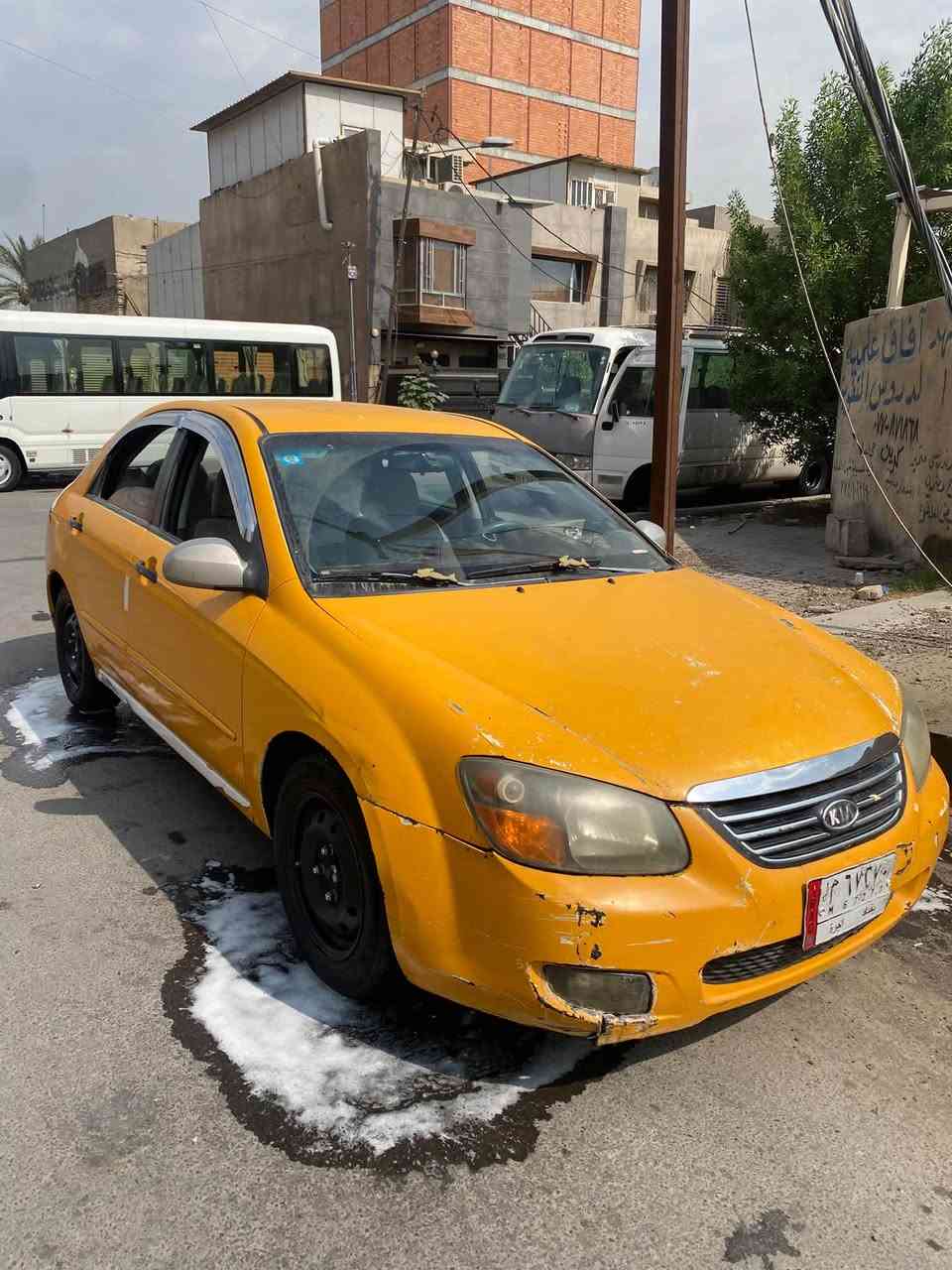 كيا سبكترا • ٢٠٠٩ • حادث جهة السايق