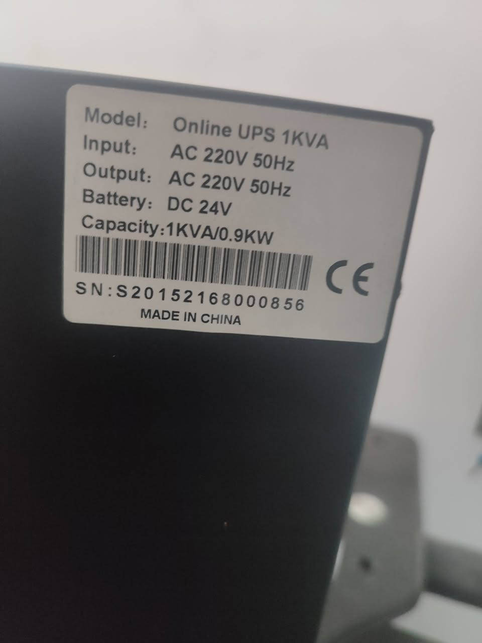 السلام عليكم جماعة الصيدات هل منشور الكم
UPS Online 1kv 
قبل شهرين اخذتة واستخدام قليل جدا جانت عندي تجميعة بعتها حتى اطور الشي اقوى واعلى فـ ضل عندي هذا اليو بي اس ماركة فالكونز من شركة عين الصقر ضمان سنتين ايي مشكلة بالبطارية يستبدل مباشرتاً يعني اذا بعد سنه ونص عطل عندك تكدر تستبدلة وصل الضمان موجود والكارتونة والاسلاك ايضاً موجودة
 (وتكدر تفحص كلشي يعجبك يلا تاخذة وبخدمتك)
 السعر 170.000 
واتس *********** مكاني بغداد
