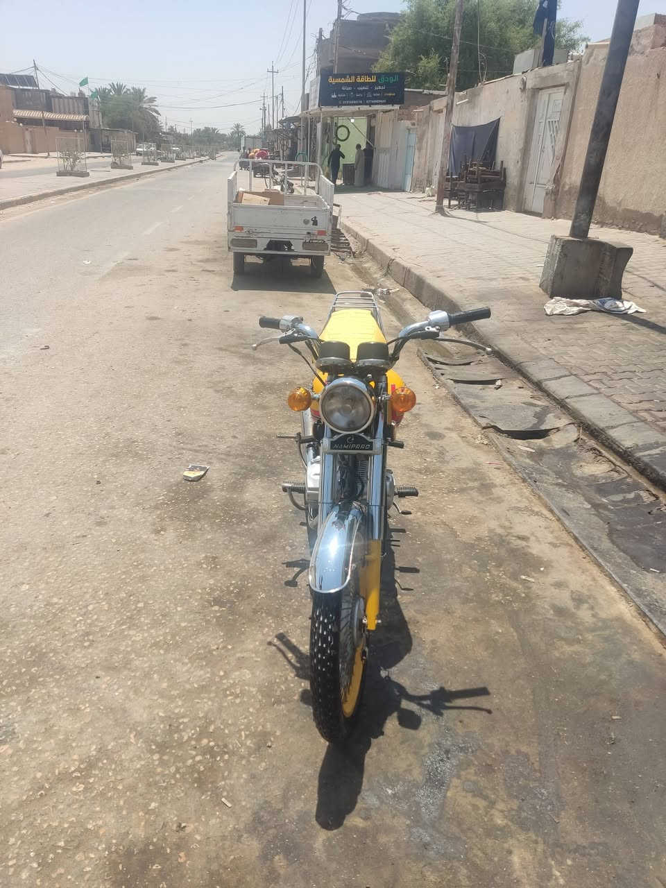 سلام عليكم دراجه للبيع مكفوله من كلشي اوراق اصولي سعر 850بيه مجال رقم ***********
