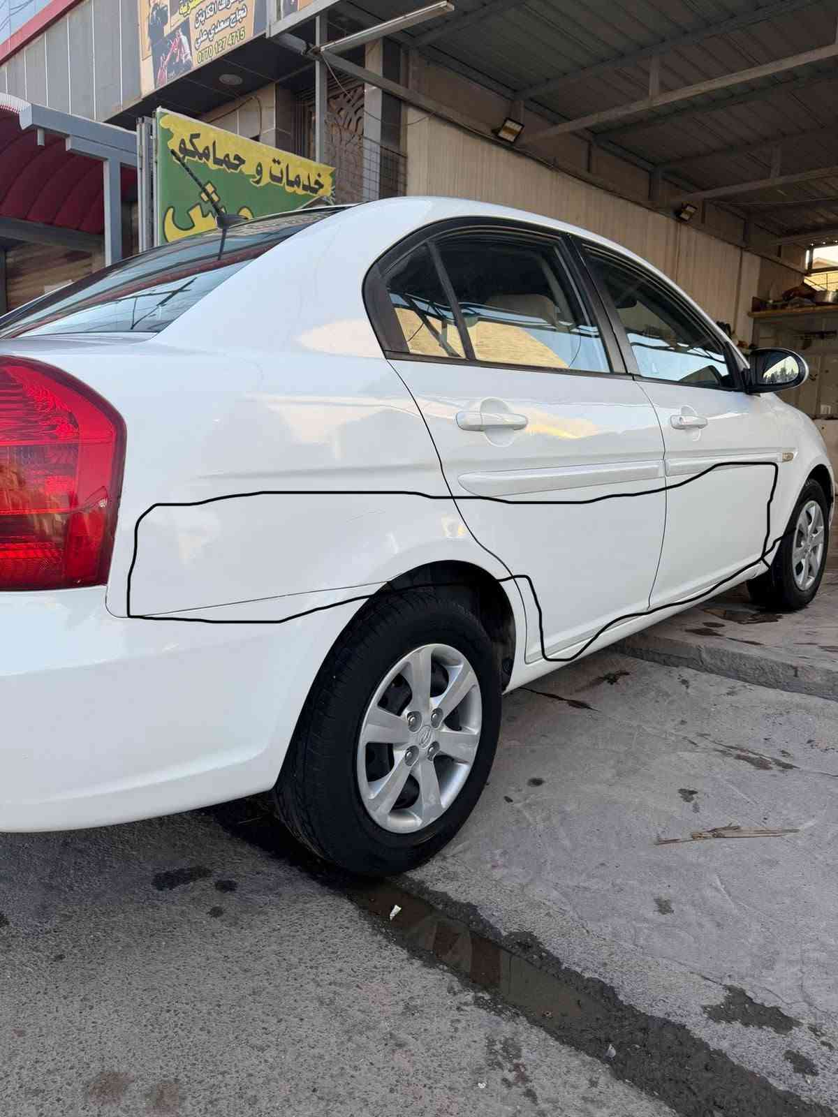 سلام عليكم اكسنت للبيع موديل ٩ سنوية منهية بيها ضربة بونيد وجملغ وخشم شاصي سكن والباقي اموضح بالصورة بيها بطاقه بانزين السعر ٧٥ استفسار على الرقم *********** سيارة ابكركوك
