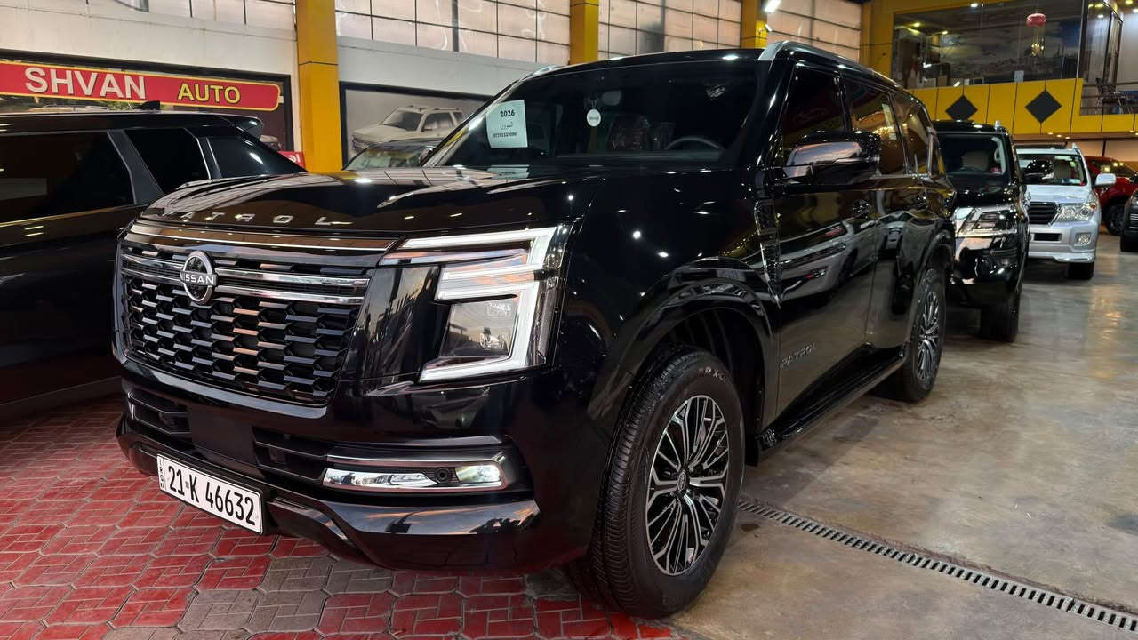 🔷 Nissan Patrol platinum  2026 للبيع 🔷
نيـسان باترول platinum 
‎📍شركة السور
✨ فئة platinuim فول مواصفات 1/1
✨ داخل احمر
 راقي وجگات مميزة
✨ نفس وكالة وعلى حلاوتها
📏 الممشى:10 ألف كم حقيقي – شرط
🔒 السيارة مكفولة كفالة عامة من دعامة لدعامة
بدون صبغ، بدون شخط
محرك وگير شرط، برغي مامفتوح
بدون صوت، بدون تبخير، جاهزة 100%
————————————————————————-
‏‎🌟 المواصفات
• بانوراما
• جگات كهربائية تصعد وتنزل
 • بصمة وتشغيل عن بعد
• رادارات أمامي وخلفي وجانبي
• 3 شاشات خلفية + DVD
• 5 كاميرات + كاميرا 360
• كشنات جلد داخل احمر
• تدفئة وتبريد + ميموري
• كشنات كهربائية
• ثلاجة (سلاجة)
• صندوق كهربائي
• شاشة كبيرة
• حساسات أمامية وخلفية
• مرايات شفط وكهربائية
• وغيرها هواية مواصفات
—————————————————————————
💰💰💰سعرر:::788$$$$ ورقة و بيها مجال قليل
🌇🌇مکان:::داخل سليمانية معرض شڤان
☎️☎️رقم موبايل::***********–*********** السليمانية, العراق

نص مكتوب في الصور:
- 2026
- السور
- ***********