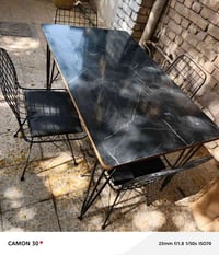 ميز طعام للبيع ماخذه ١٢٠ قبل ٤ اشهر رايده ٦٠ وبيه مجال مكاني حي تراث ق...