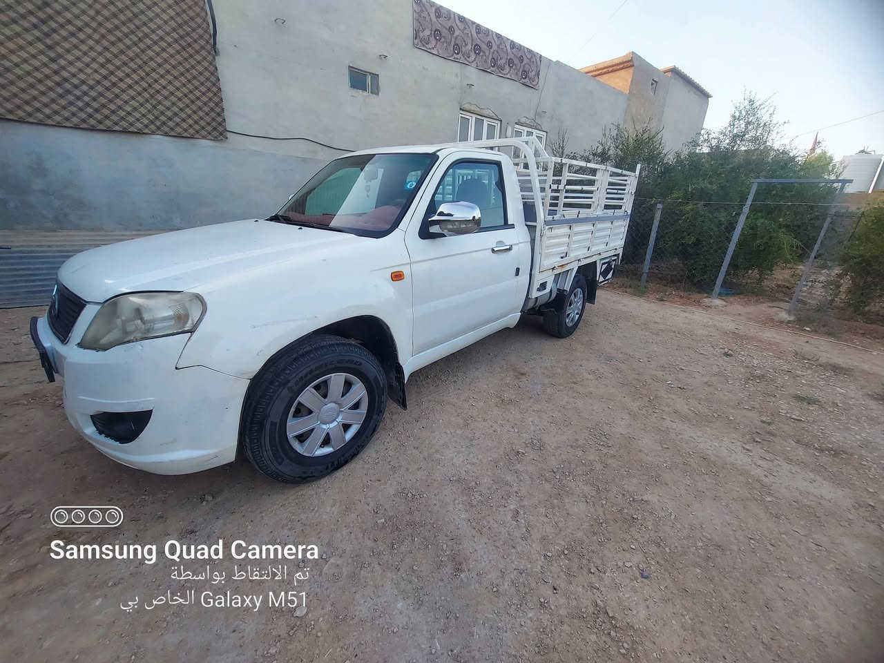 بيكب تك مأموت
موديل 2013🛻

بيها كابون ⛽

سيارة باسمي شرط تحويل

بيها  شاشة كبيرة 🖥

كاميرا خلفية📸

غير مطلوب لمصرف صافي 

السنوية  مجددة
 

ماشية 8️⃣9️⃣ فقط كيلو  متر قابل لزيادة 

الرقم السيارة نينوى انكليزي 🅰️

إشارات كلها شغال🚨↩↪

لايتات  شغال كلها 🚨↕️

الطول  بودي 225

العرض  170

سيارة بيها  مكانات صبغ  

مكينة  شرط ⏱

يرهم مراوس فقط دير او ماموت 

السعر6️⃣3️⃣ بيها  مجال للطيبين 

الرقم الهاتف ***********
مكان موصل _ تلعفر

نص مكتوب في الصور:
- Samsung Quad Camera
- تم التقاط بواسطة
- Galaxy M51 الخاص بي