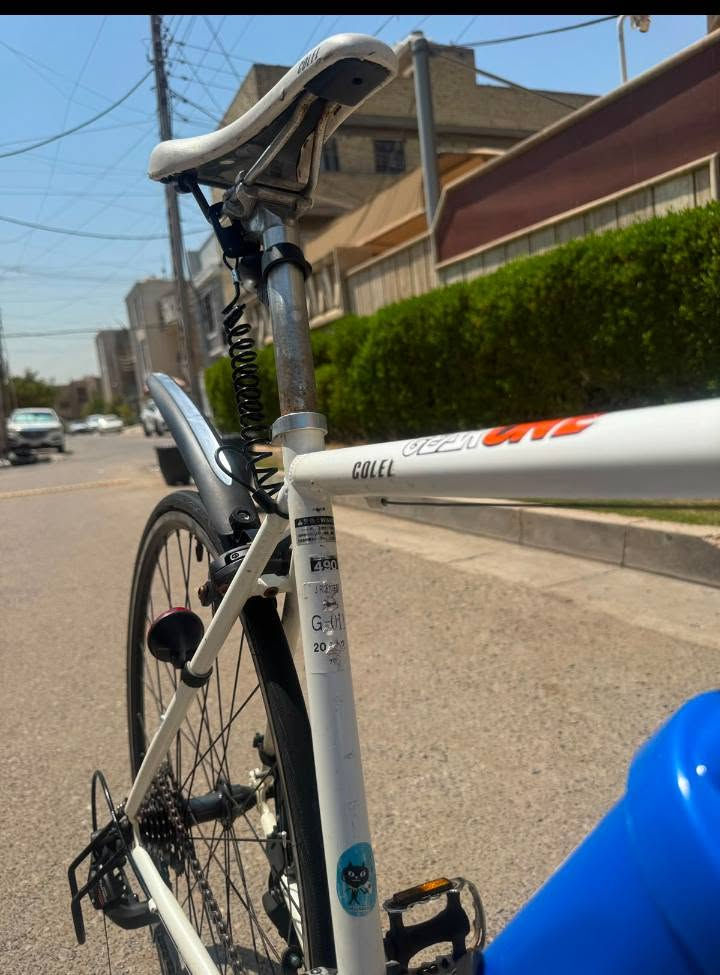 دراجه فئه رود للبيع 🚴
صنع شركه reunion اليابانية ♦️

حجم  M 

سستم shimao Tourney 7*2 ♦️

ستيرن Drop bar ♦️

إطارات قياس 23*700♦️

الحاله : ممتازه جدا 

مكاني بغداد ♦️

اخوان الدراجه نضيفه جدا والكيوره لعابه ويجي دبل يده  بريك أمامي خلفي با المكان تايرات جديده كتان والبايسكل يجي بي باركودين    امتياز لشركه أساهي وزنه خفيف ما بي نقص حبايه وهمين وياه اشاره تنبيه تشتغل على الطاقه الشمسيه سعره 260 وبي مجال للاستفسار ***********

