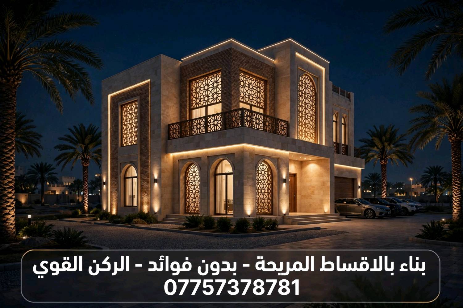بناء بالاقساط • تسليم مفتاح • اشراف هندسي