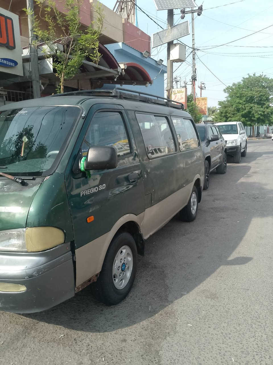 سلام عليكم
بريجو سياحي موديل 96
رقم بصره نكليزي 

السنويه ل 30
مكينه!خير من الله  وكيرواكسن كفاله
تخم تير  جديد  
اتنته! جديده 
كشنات! جديد!  
كاعيه! حلوه! 
كهربيات كله شغلله
السعر 52 وبيها مجال 
***********
