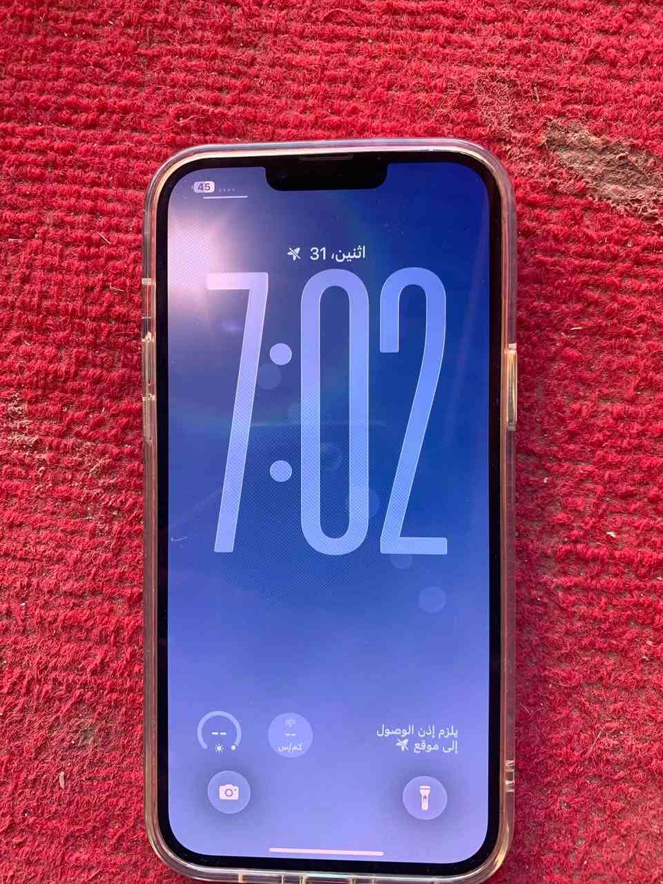 السلام عليكم 13 برو ماكس ذاكره 256 بطاريه 77 مكفول 625 مكاني زعفرانيه ***********
