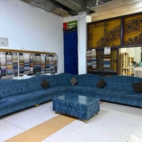 ديوان مستعمل • شغل موصل • خشب ثقيل