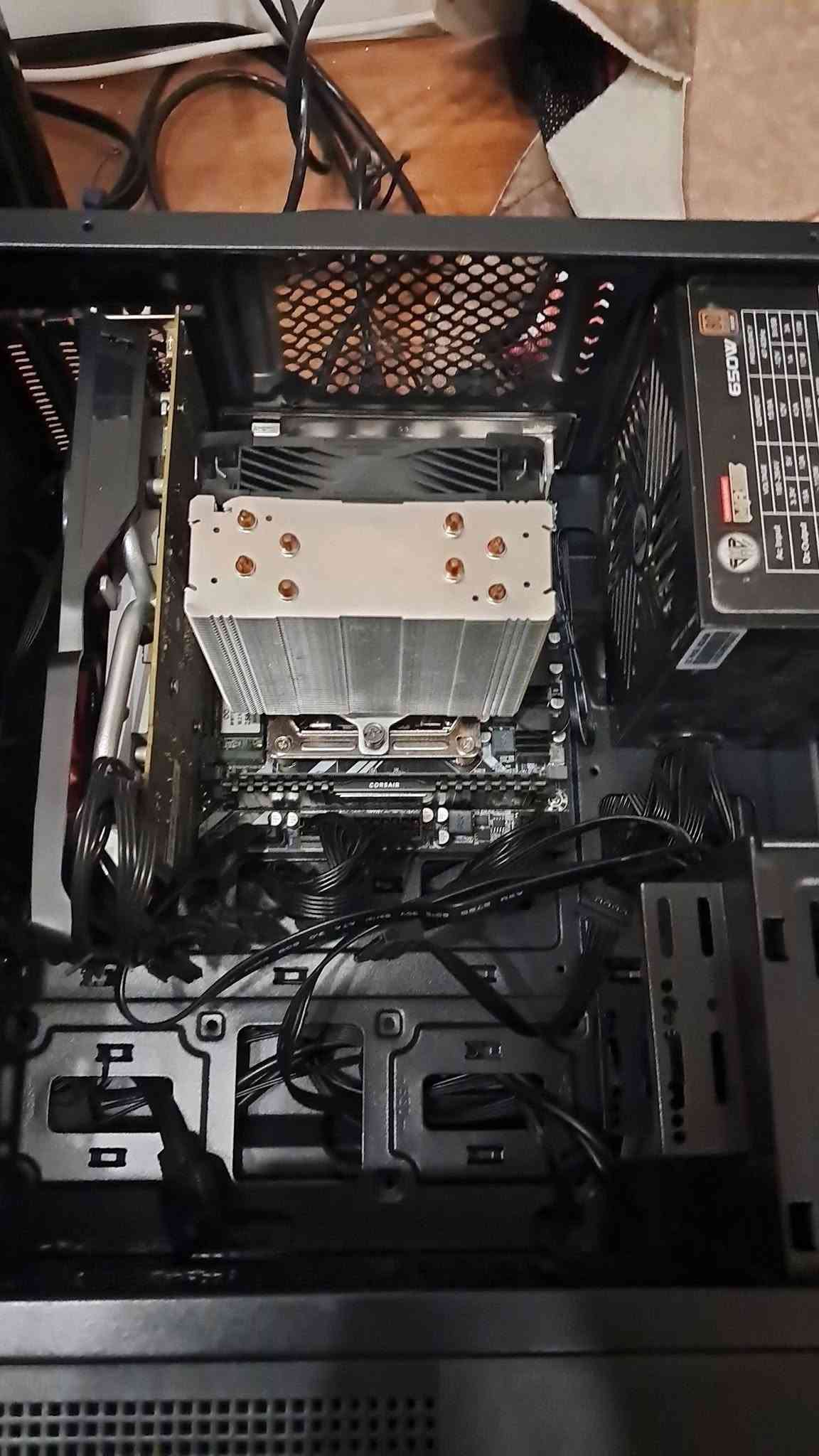 من رخصة الادمن
السلام عليكم
بيسي للبيع 
مواصفات
المعالج intel xeon 2630 V4
كرت الشاشه radeon RX 580 8GB
الرامات 16 GB DDR4 كور سير
بوور سبلاي 650 واط
الذاكره 256 M.2 و HDD500
مذر بورد X99
مناسب للالعاب مثل فورزا 5 وكراند والالعاب الحديثه ومناسب ايضا للهندسه والتصميم المتوسط والدراسه
السعر ٤٥٠ الف
 الهاتف ***********
