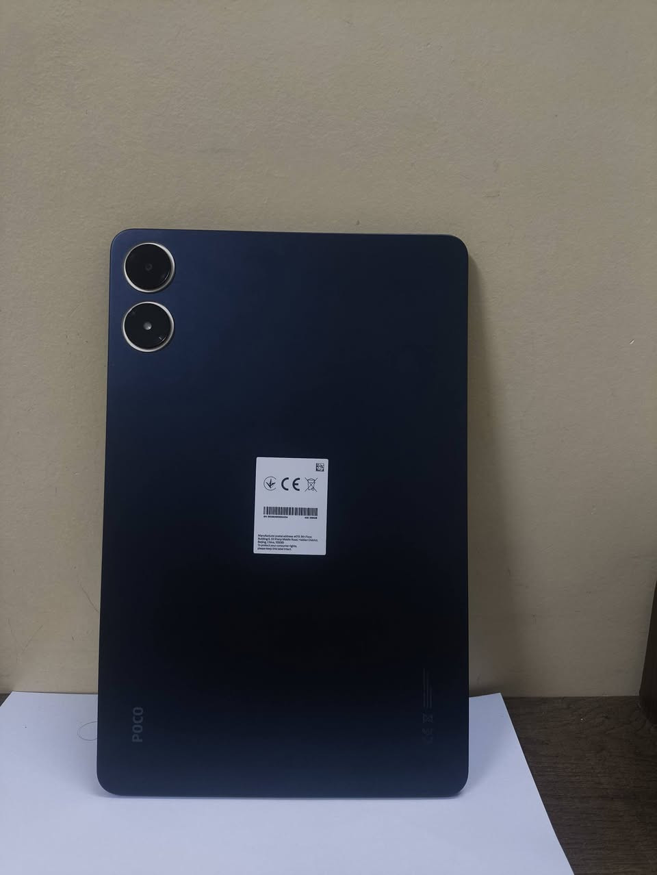 جهاز POCO Pad
بوكو باد للبيع 
ذاكرة 256 ك
الرام 4.0+8.0 
معا ملحقاتو 
شاحنة + كفر +كارتون الباد 
النظافة كدام العين ماصر شي من اخذته للدراسه 
ومعروف البوكو وحش الالعاب 
مكاني حي الانتصار شارع 60
السعر 330وبي مجال قليل 
رقم: ***********
